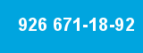 926 671-18-92